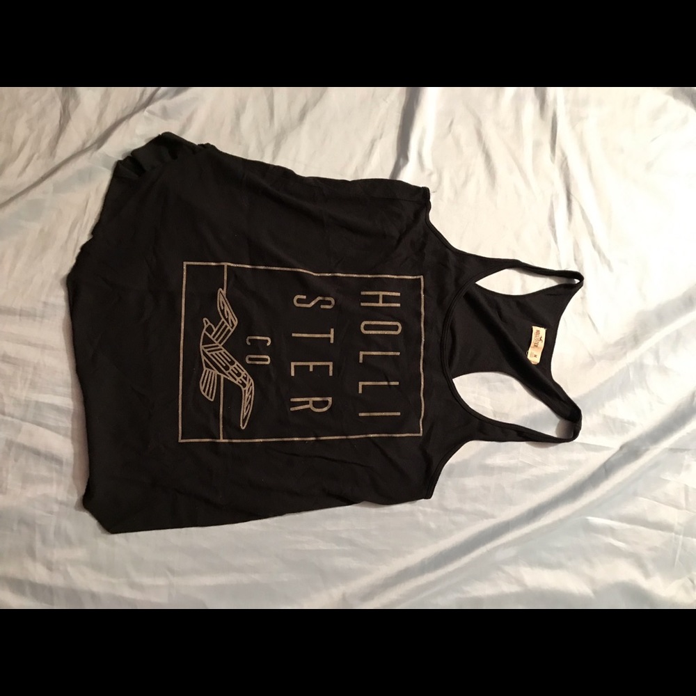 Hollister black tank top